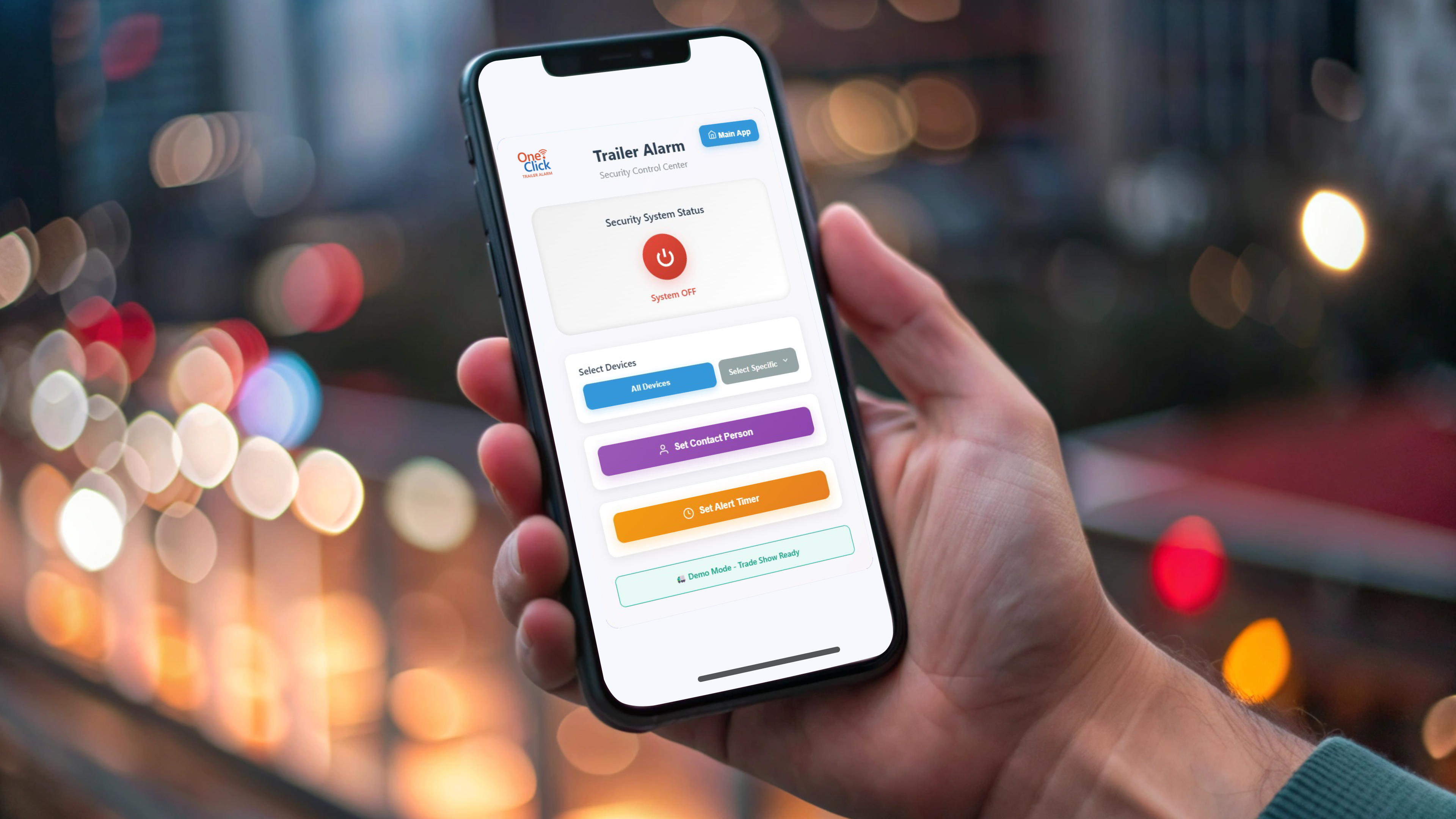 OneClick Trailer Alarm – 24/7 Trailer Security